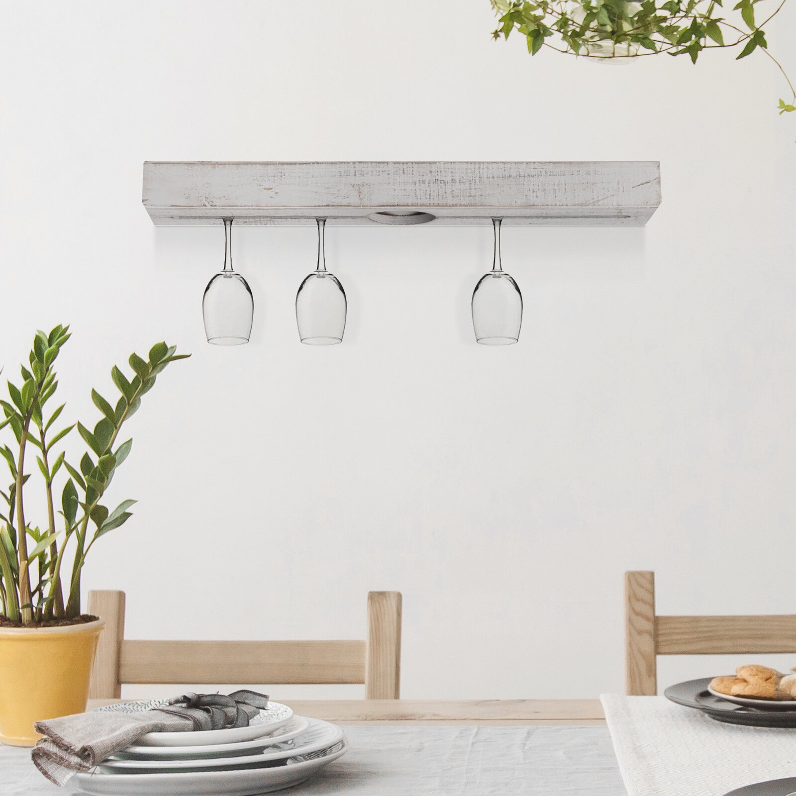 Gracie Oaks Calandra Wall Mounted Wine Bottle Rack & Reviews Gracie Oaks Calandra Wall Mounted Wine Bottle Rack & Reviews